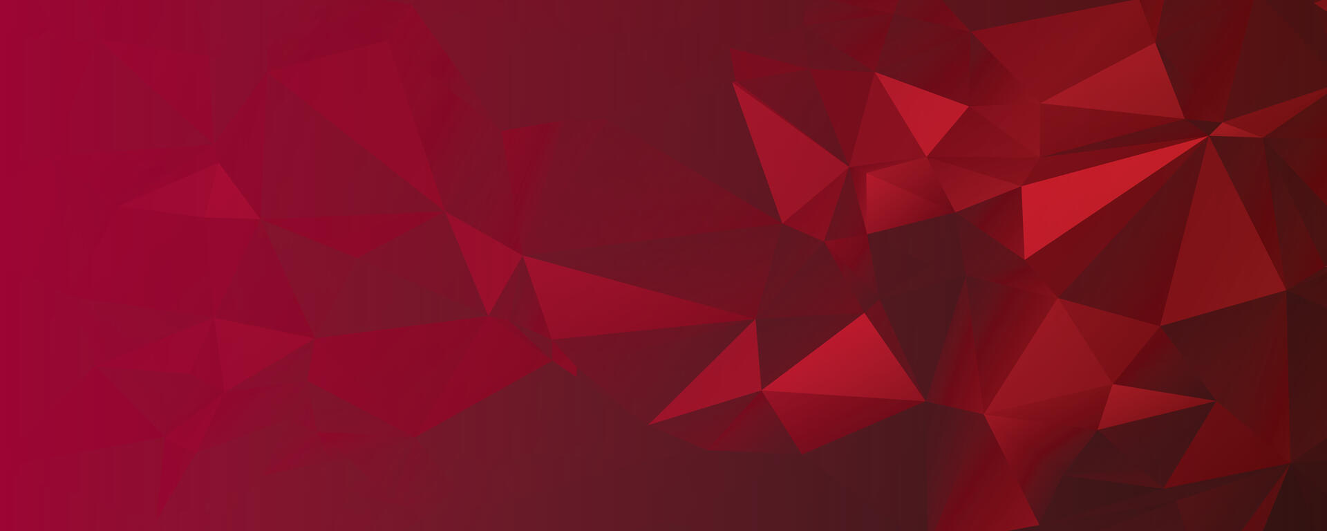 Red graphic, geometric shapes